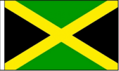 Jamaica Hand Waving Flags